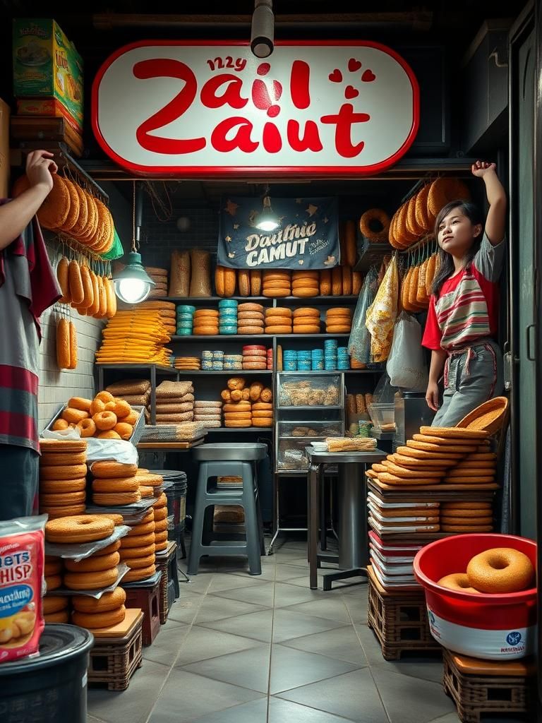 Donut dan baulu kampung ZaiQ