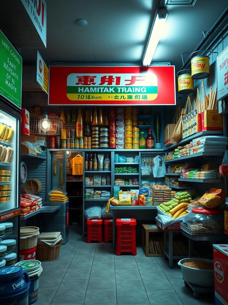 Hantai tambak paya trading