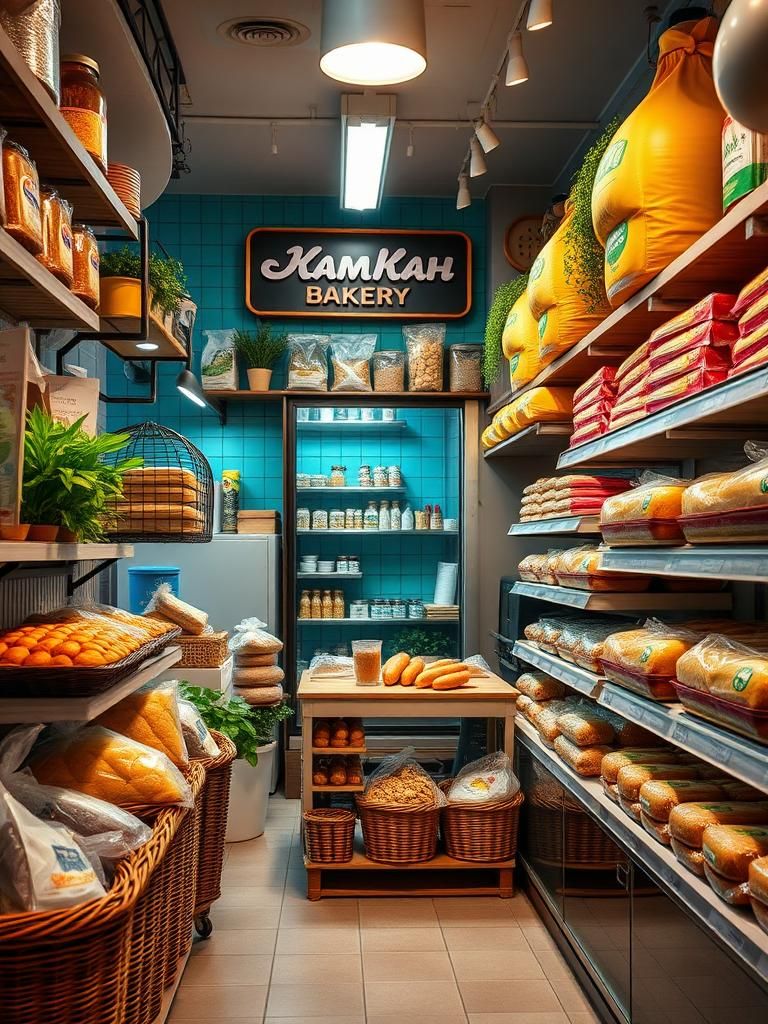 KAMKAH BAKERY, INGREDIENTS, GROCERY