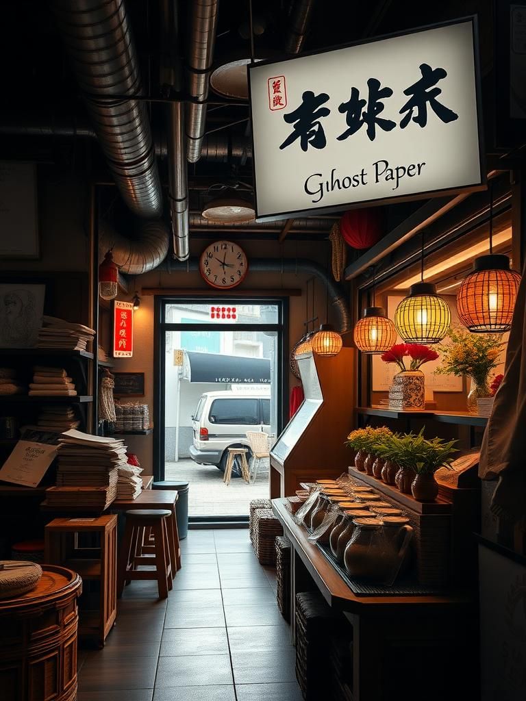 KEDAI RUNCIT SAMYANG & GHOST PAPER