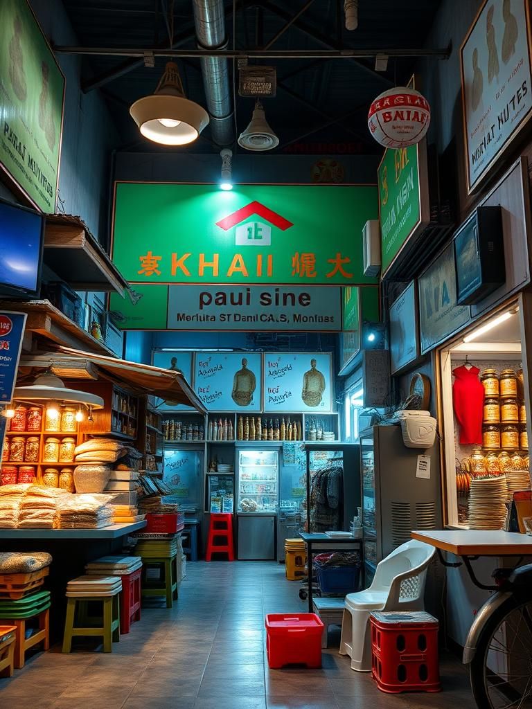 Kedai Runcit Haji Menhad Parit Raja Jalan Haji Kosai Muar Johor