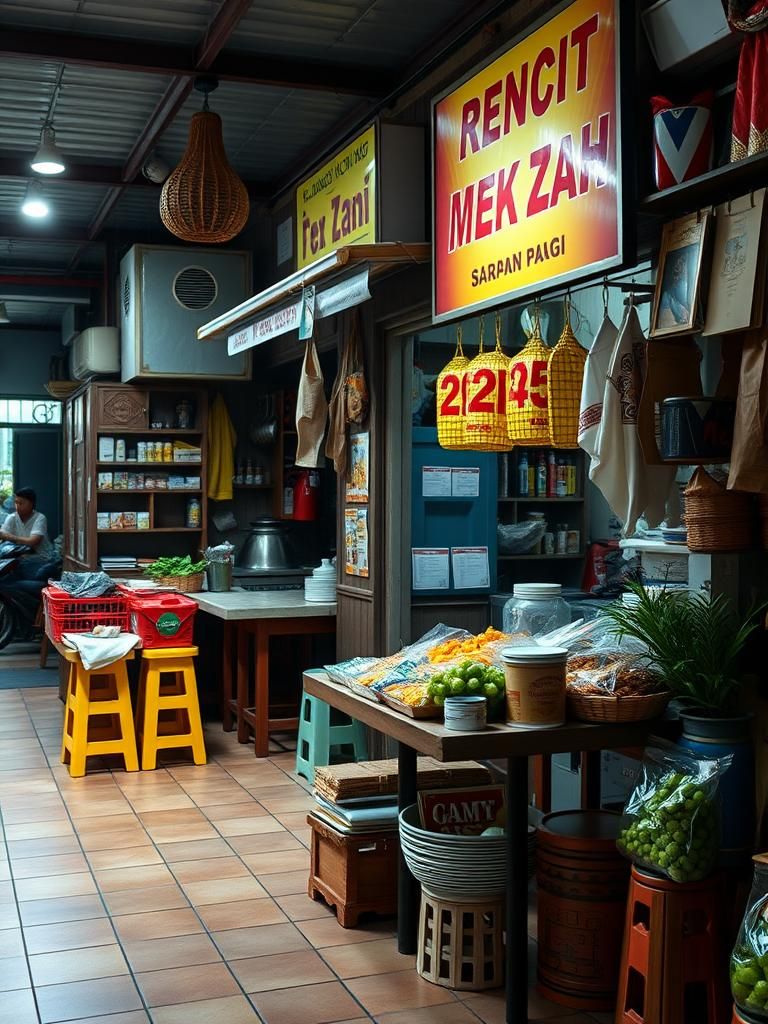 Kedai Runcit Lina Mek Zah ( sarapan pagi )