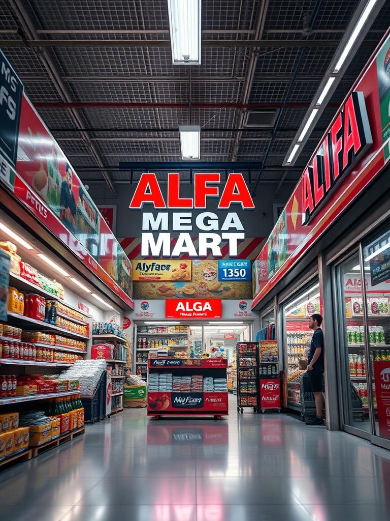 Kedai runcit ALFA MEGA MART