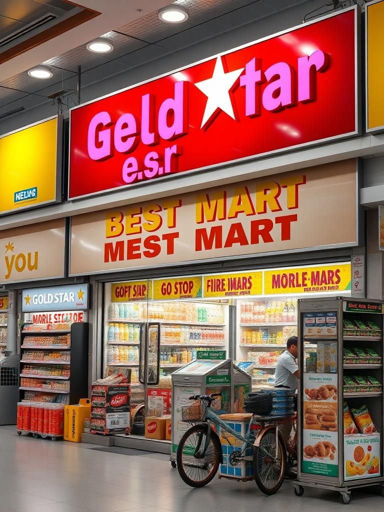 Pasaraya Gold Star (Jln Junid, Muar) Best Mart