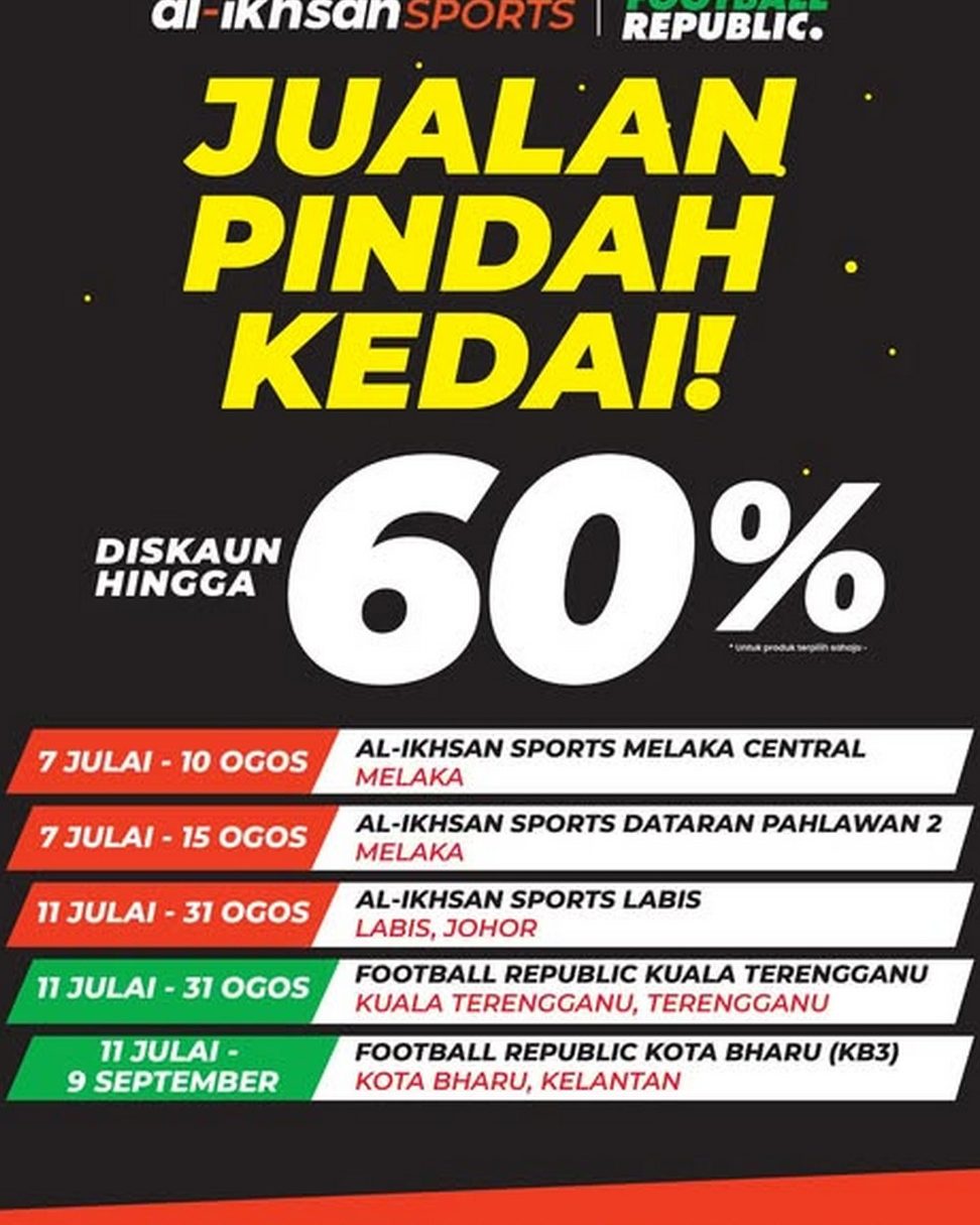 al ikhsan sports warehouse labis