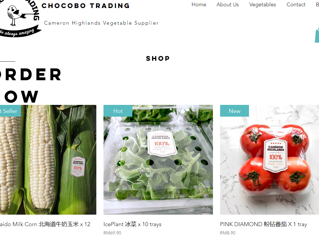 cameron veg wholesale trading