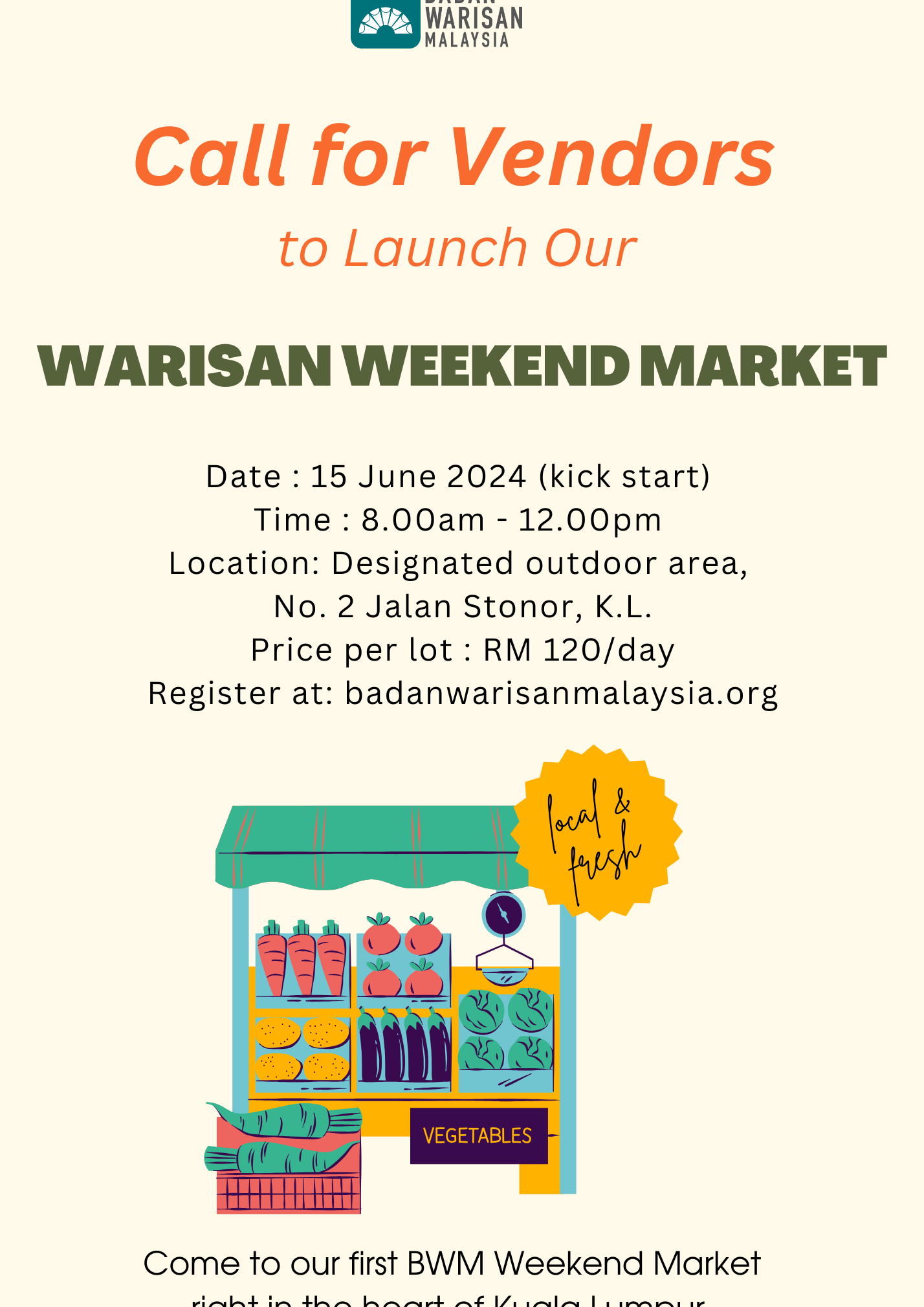 fresh market warisan