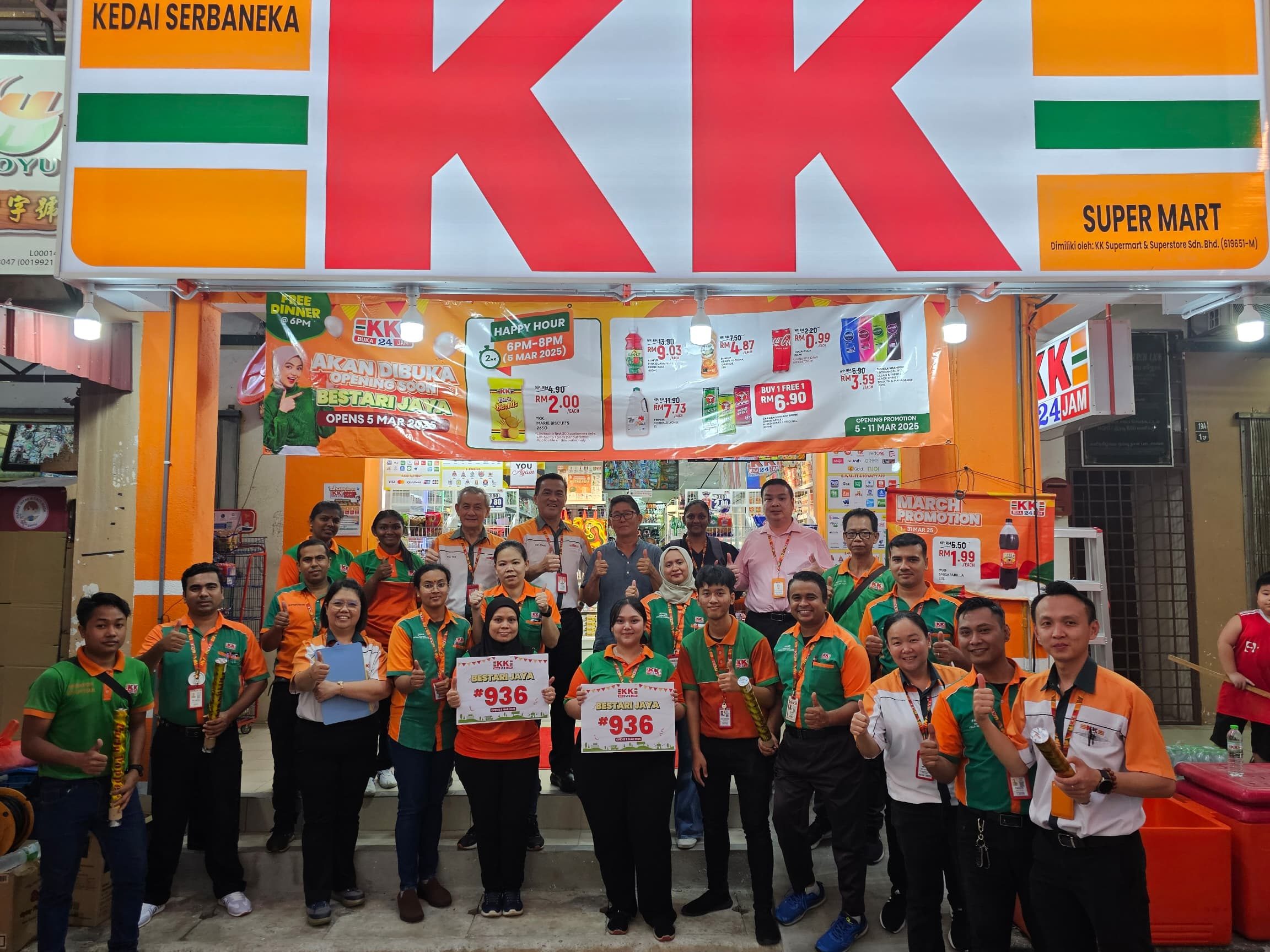 kk super mart bestari jaya bjy