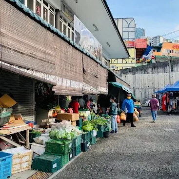 morning wet market pasar awam brinchang
