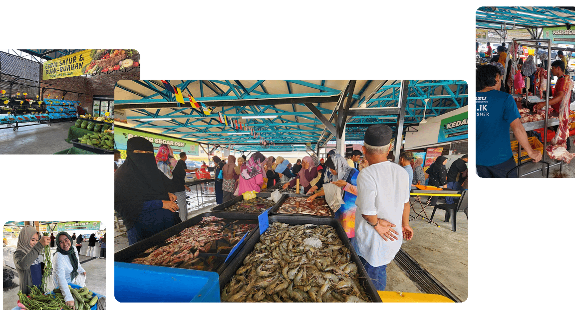 pasar segar harian