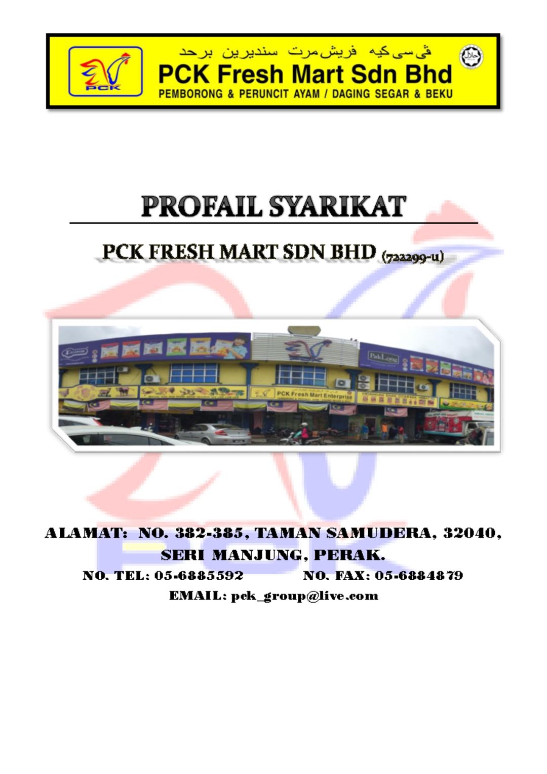 pck fresh mart sdn bhd cawangan bagan serai