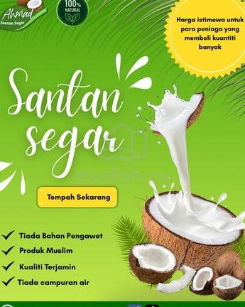 Santan Kelapa Segar Puchong 1 santan kelapa segar puchong