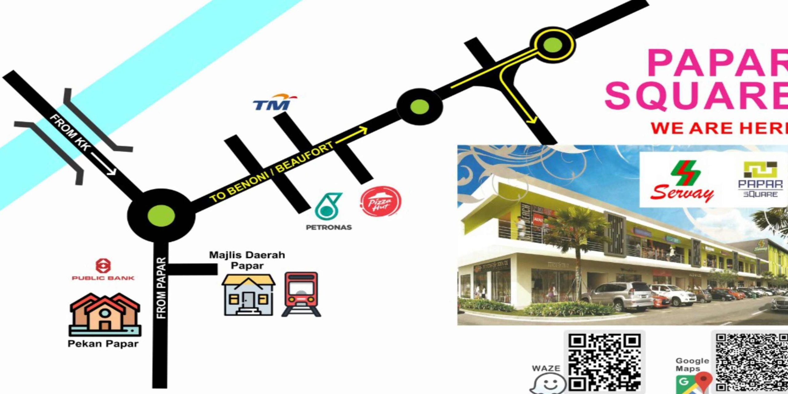 Servay Hypermarket Papar Square 1 servay hypermarket papar square scaled