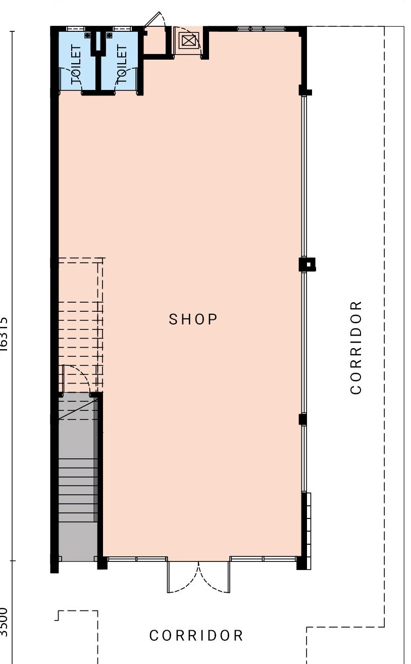 shop lot area