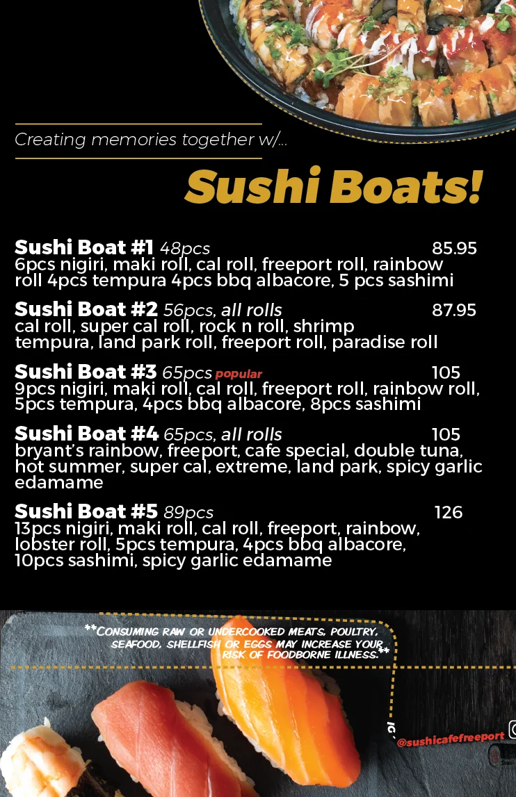 stay in sushi cafe