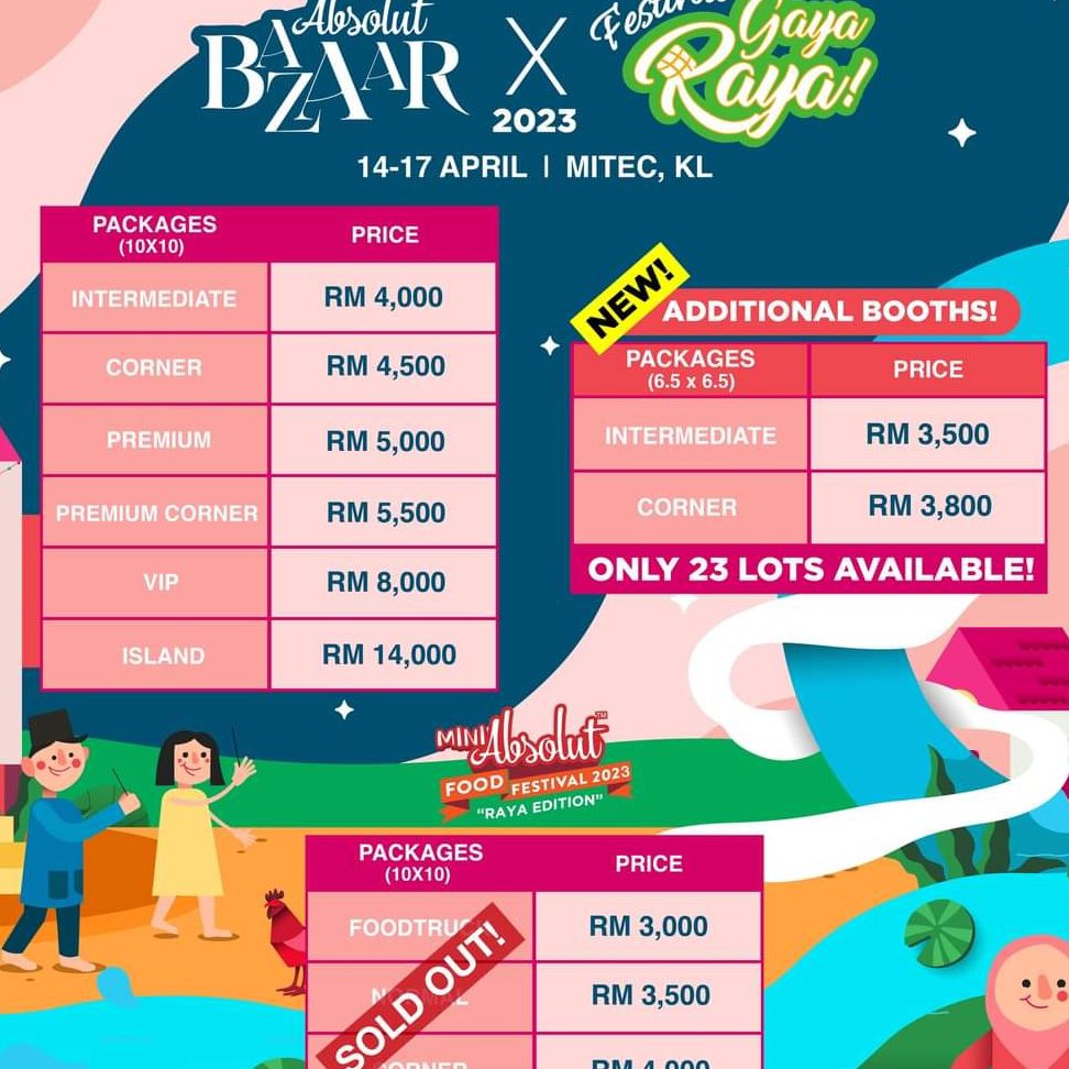 tapak mitc bazar raya festival